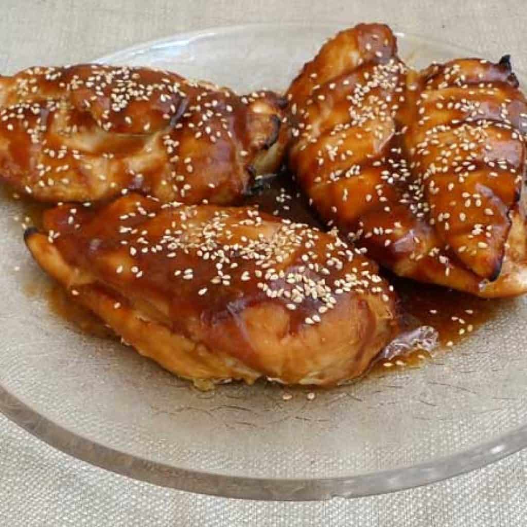 Teriyaki chicken breasts